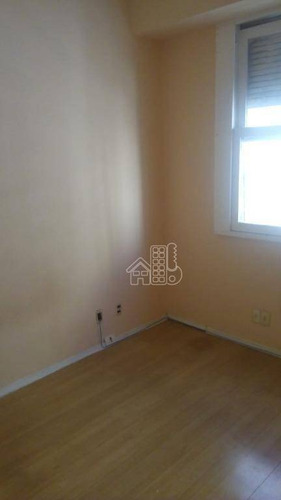 Apartamento Com 3 Dormitórios À Venda, 94 M² Por R$ 490.000,00 - Icaraí - Niterói/rj - Ap3550