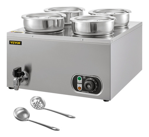 Calentador Baño Maria Temperatura Ajustable 1500w 4 Ollas 4l