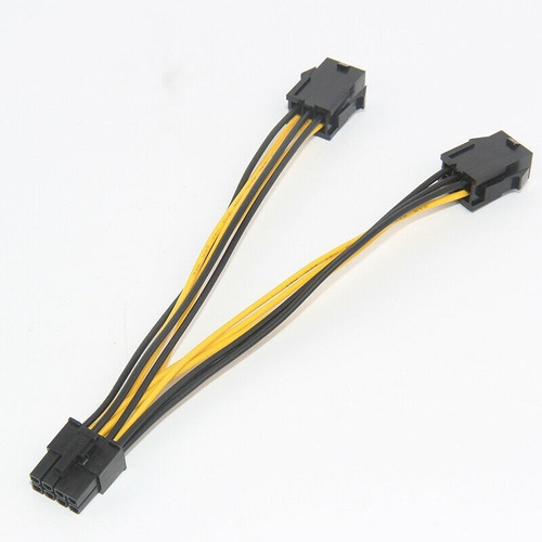 Cable Adaptador Fuente Pci Express (2)6-pin A (1) 8-pin Evga