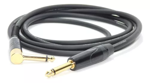Cable Para Guitarra Electrica Plug Dorados Hamc 5 Metros