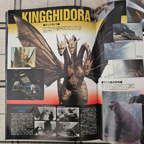 Godzilla Vs King Ghidorah, Brochure Panfleto Cine (Usado)
