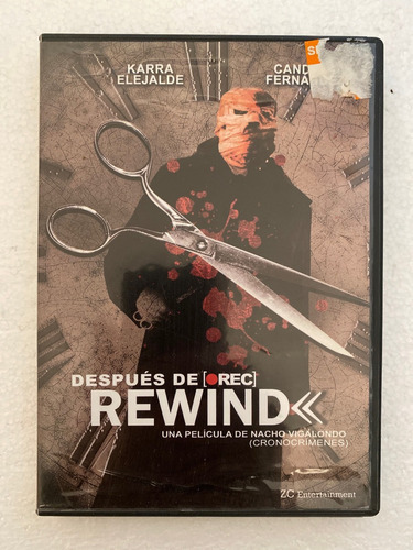 Dvd Rewind Los Cronocrimenes Karra Elejalde Nacho Vigalondo (Usado)