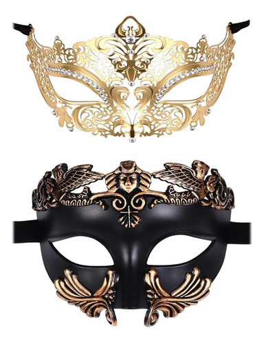Vtrem - 2 Máscaras De Máscaras, Para Parejas, Color Negro