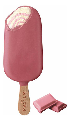 Paleta Helada Magnum Ruby Multi Pack Con 3 Piezas De 90ml