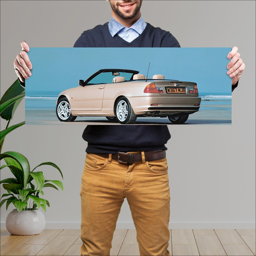 Cuadro 30x80cm Auto 2000 Bmw 3 Series Convertibl 220