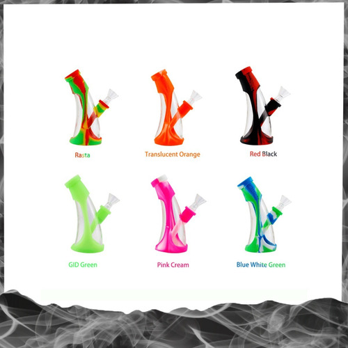 Imagen 1 de 1 de Waxmaid Horn Mini Silicone And Glass Water Pipe