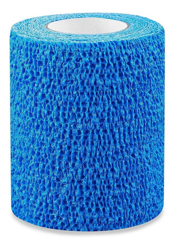 3m Coban Venda Cohesiva - 8cm X 4.5m, Azul - 5 Rollos/paq