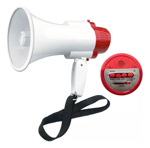 Megáfono De Mano Hw-8c 15 W Megaphone 200mts Alcance Graba