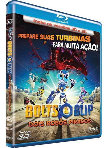 Blu-ray E Blu-ray 3d - Bolts & Blip - Dois Robôs Pirados