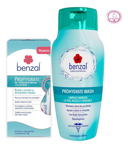 Benzal kit Prohydrate wash + gel para uso externo