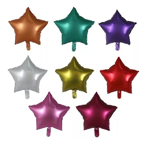 Globo De Estrella De Foil De 18inch 5 Unid