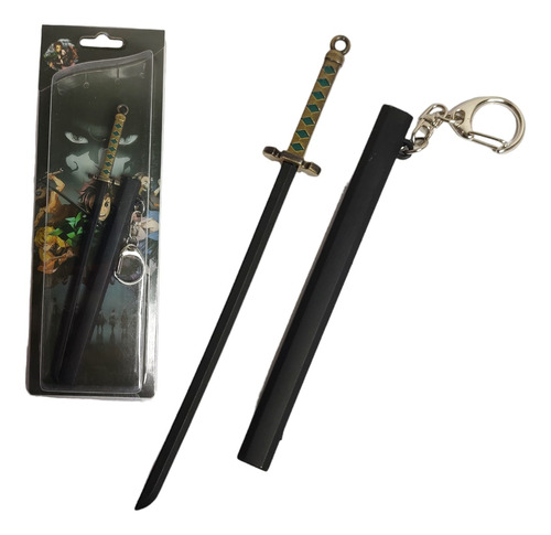 Llavero Espada Katana Demon Slayer Con Funda Varios Modelos