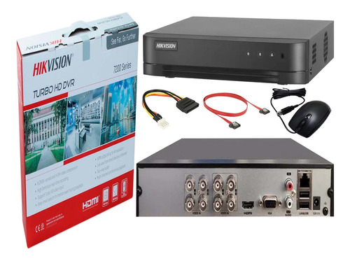 Hikvision Turbo Hd Dvr 8 Ch Pentahibrido Metalico 1080p Lite