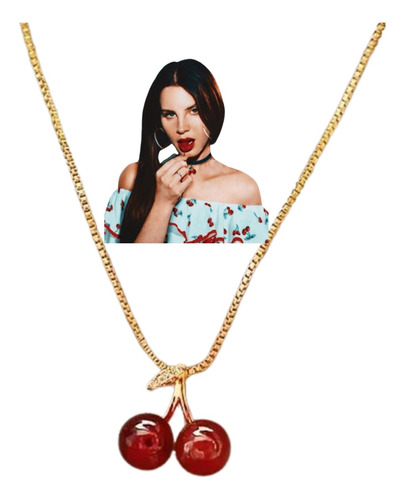 Collar Lana Del Rey Cherry Cerezas