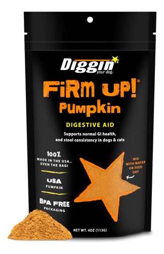 Suplemento De Calabaza Diggin Your Dog Firm Up