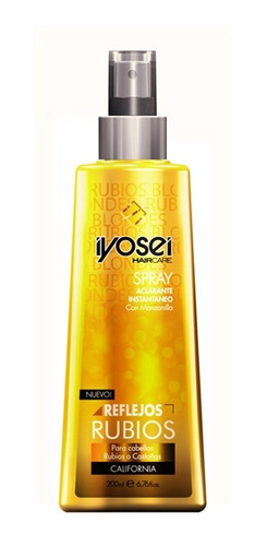 Imagen 1 de 2 de Spray Aclarante Reflejos Rubios California X 200ml