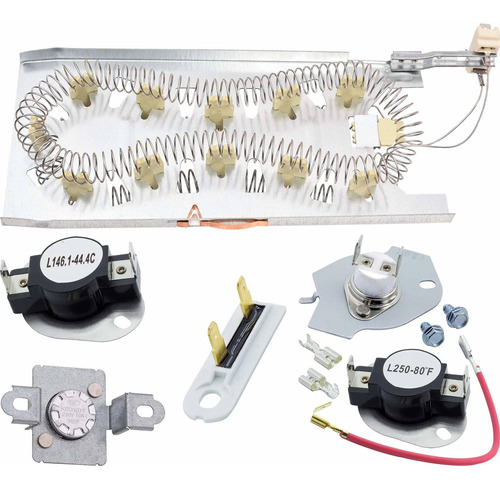 Kit De Termostato Y Elemento Calefactor Para Secadora Y 2798