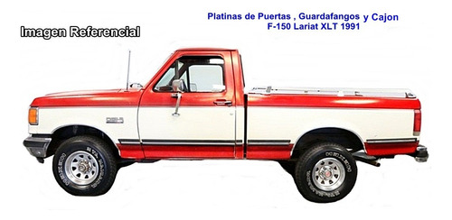 Platinas Puertas Y Guardafangos Ford F150 Xlt 91  (completo)