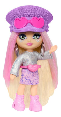 Muñeca De Viaje Barbie Extra Mini Minis Con Moda Del Desiert