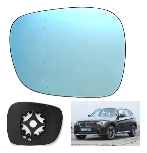 Luna Espejo Azul Izq Compatible Con Bmw X1 E84 2009-2012