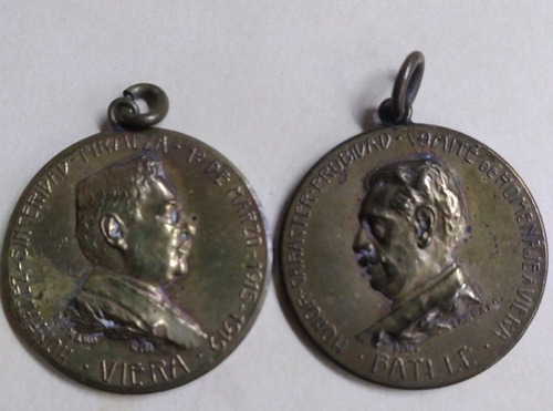 Medalla Del Ex Presidente Dr. Feliciano Viera  1915 1919