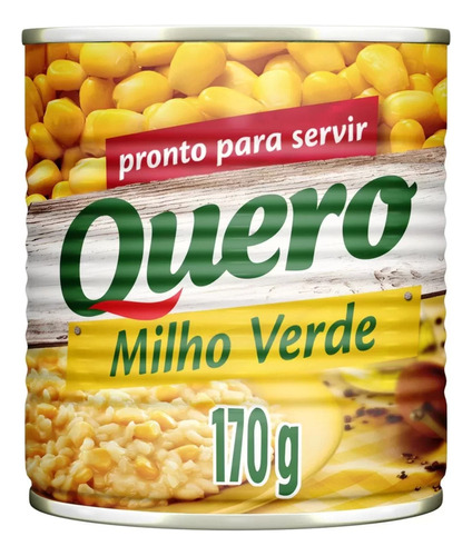 Milho Verde em Conserva Lata Com 170g Quero