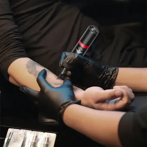 Ambition Tattoo Pen Maquina De Tatuagem Pen Sem Fio Preto | Frete