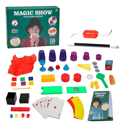 Kit De Magia Para Niños - 100 Trucos Con Accesorios Mágicos