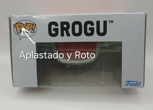 Funko Pop Grogu 747 Navidad Star Wars Caja Dañada (Usado)