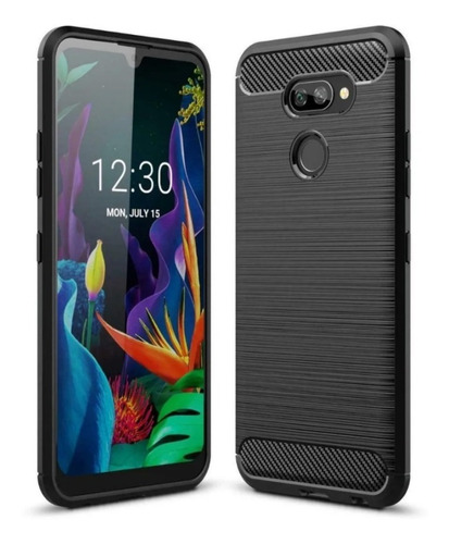 Funda Tpu Fibra Carbono Rugged Para LG K40s