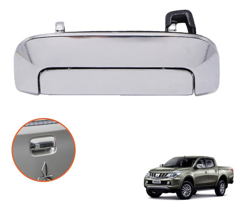 Manilla Portalon Pickup Mitsubishi L200 Cromada