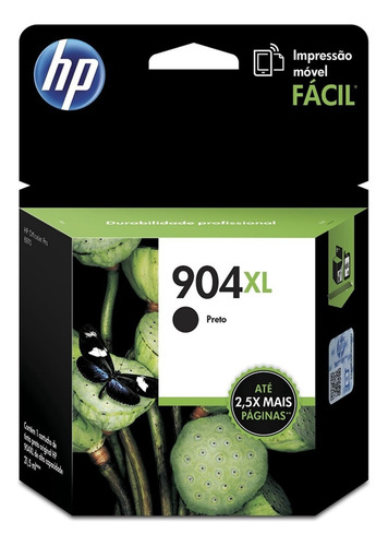Cartucho De Tinta Hp 904xl Color Negro De 21.5 Ml