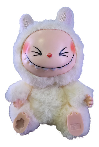 Boneco Labubu 15cm - Pelúcia Colecionável Cores A Escolha!!! Creme