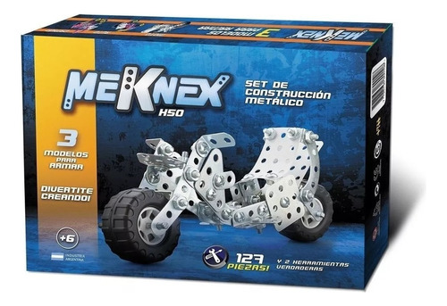 Meknex K50 Moto Juego Tipo Mecano 127 Piezas C/herramientas