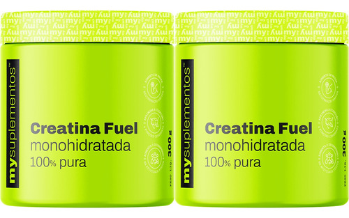 Kit 2x Creatina Monohidratada 100% Pura 300g My Suplementos