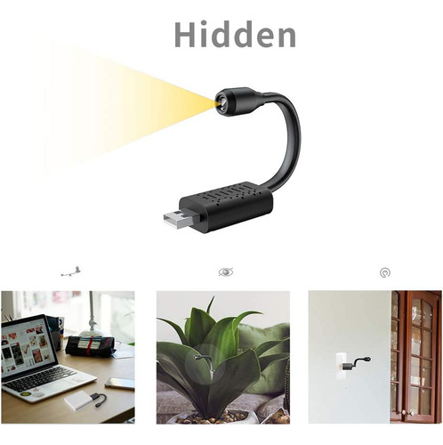 Kaisio Mini Cámara Oculta Espía Wifi Más Pequeña, 1080p Port