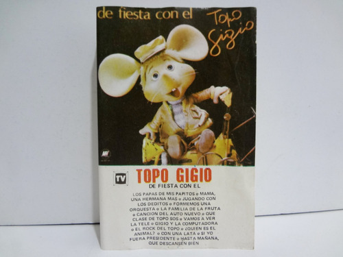 Cassette Topo Gigio - De Fiesta Con El Topo Gigio (1985)