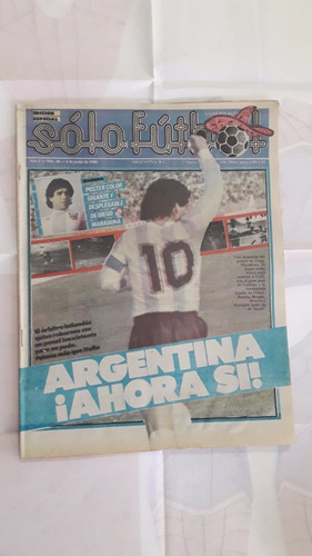 Solofutbol 48 Maradona Selección De Belgica 86 Sin Poster