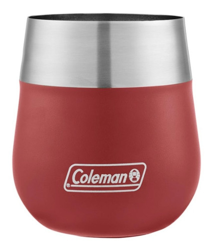 Vaso Termico Coleman Acero Inoxidable Claret 384 Ml Color Rojo