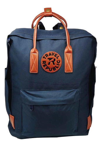 Mochila Travel Republic Tr-19010 Azul Color 52028