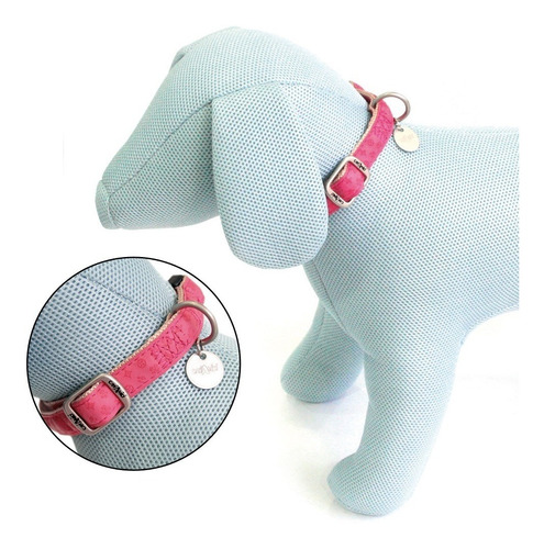 Collar Para Perros Vanity 48x70 Cm - 25 Mm - Croci - Rosado