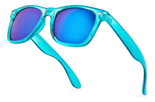 Retro Rewind Translucent Frame Colorful Neon 80s Gafas De So