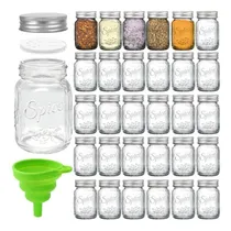 Comprar  Frascos De Vidrio Coloch De 4 Oz Con Tapas Agitadoras, Bote