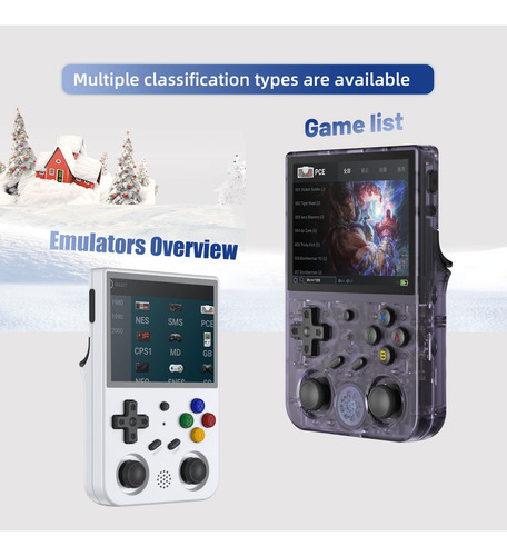 Juego Portátil Retro Rg353v Con Sistema Operativo Dual Andro