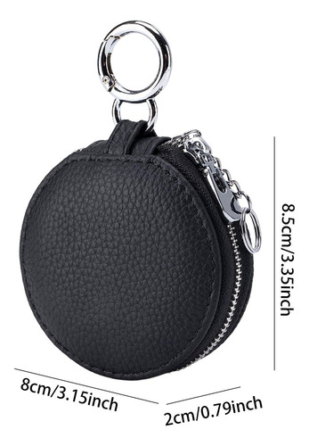 Bolsa De Llave De Bolsa De Lápiz Labial De Pu Cuero Con Una