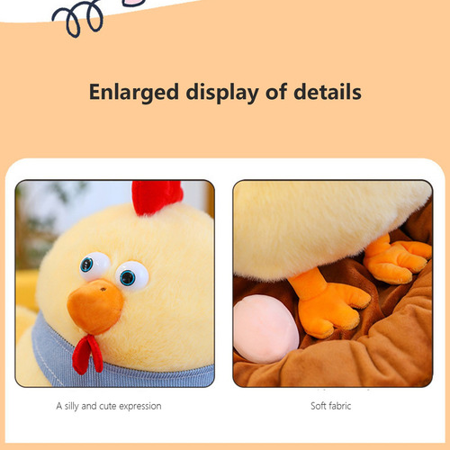 X Nuevo Set De Juego De Peluche For Gallinas Poniendo