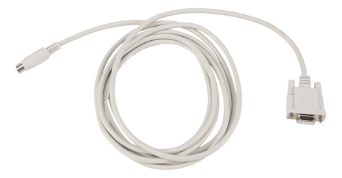 Cable De Descarga Db9p A 8p Din Rs232 Blanco De 8.2 Pies Par