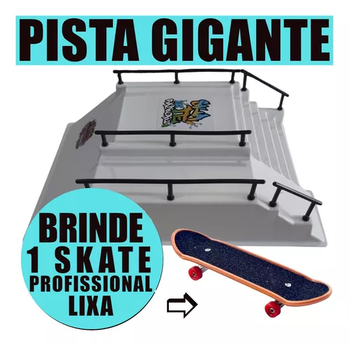 Skate de dedo para crianças, kit de rampa de skate de skate e