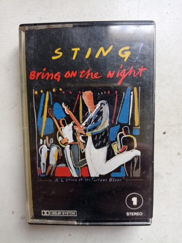 Fita Cassete / K7  - Sting - Bring On The Night - 1986