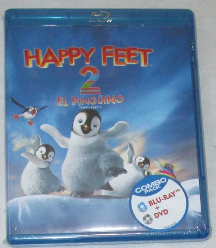 Pelicula Happy Feet 2. Combo Blu-ray + Dvd 